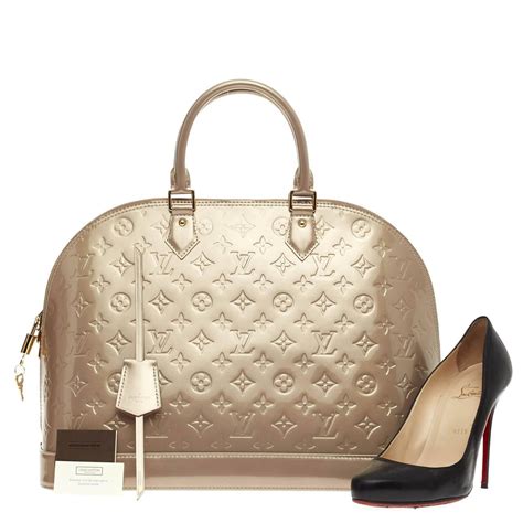 louis vuitton monogram vernis alma mm replica|louis vuitton alma stitches.